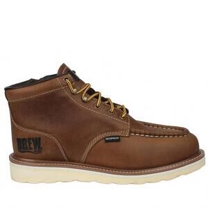 NEW DREW men's buffalo boot in rust